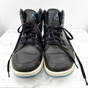 Air Jordan 1 Flight‎ 2 Black Legend Men's Size 13 High Top Basketball Sneakers